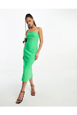 Forever New Bandeau cut out midi dress in