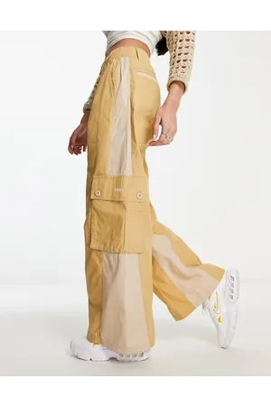 Obey Dylan low rise cargo pants in beige