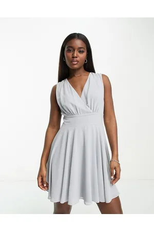 TFNC Bridesmaid mini skater dress in