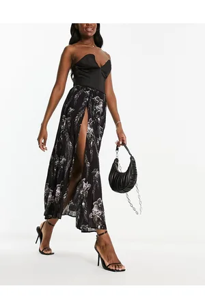 AllSaints Cari Mia midi skirt in