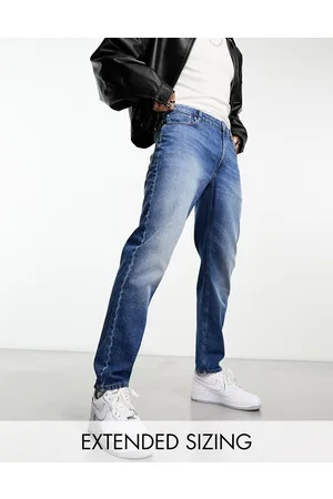 ASOS Tapered jeans in mid wash
