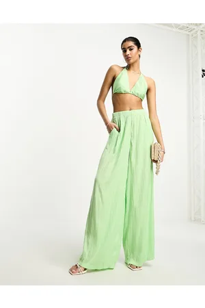 NA-KD X Phiaka co-ord wide leg flowy trousers in