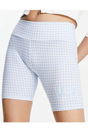 Ellesse Azzolino shorts in gingham check