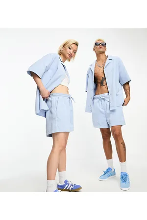 Reclaimed Unisex cord short in blue
