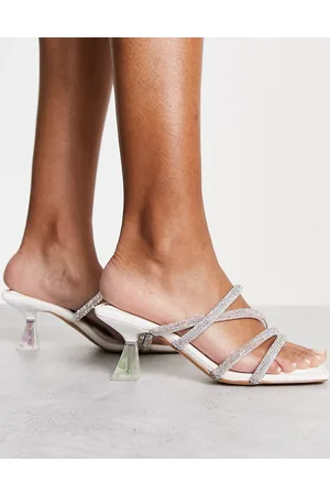 Aldo Pierida heeled sandals with mixed rhinestones in