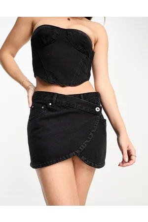 Pull&Bear Denim skort co-ord in