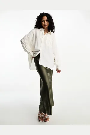 ONLY Linen oversized shirt in