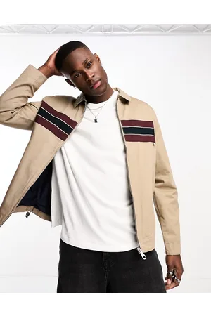 Farah Coach jacket in smokey