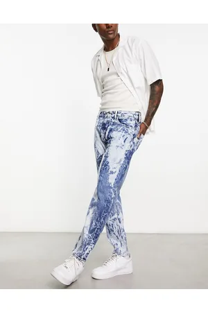 Calvin Klein Dad straight leg dyed jeans in mid wash