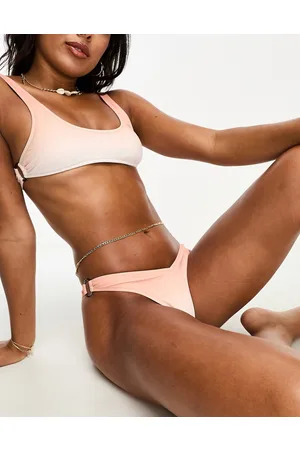 Candypants Ring side high leg bikini bottom in ombre