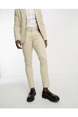 New Look Skinny suit trousers in oatmeal