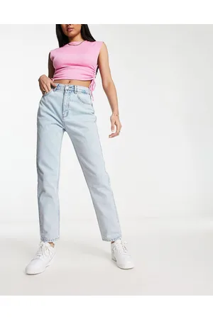 Pull&Bear High waisted mom jean in light