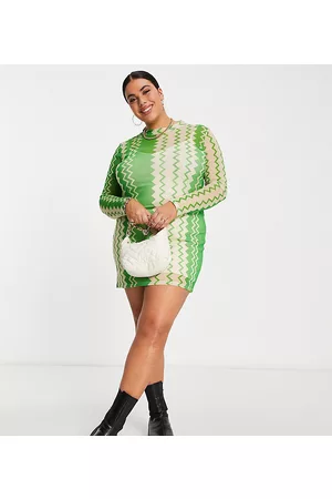 Never Fully Dressed Never Fully Dressed Curve millie mesh mini dress in