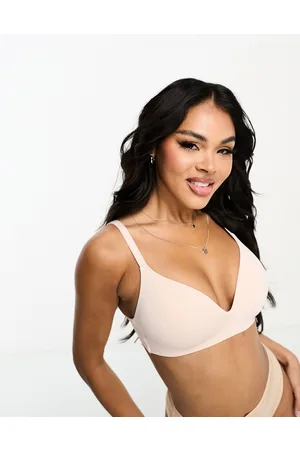 Boux Avenue A-DD cup lounge plunge bra in blush
