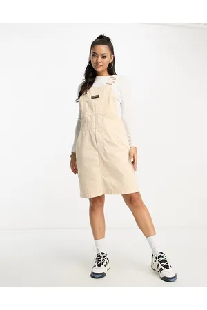 Napapijri Colada dungaree dress in off