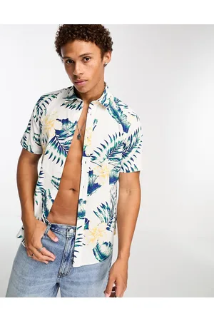 Only & Sons Short sleeve shirt with floral print in