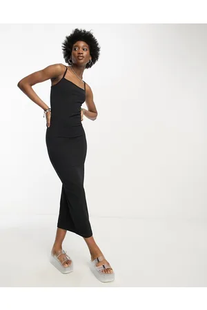 COLLUSION Square neck cami maxi dress in