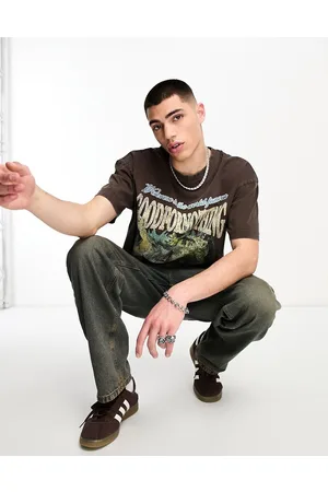 Good For Nothing Oversized t-shirt in with vintage crocodile print