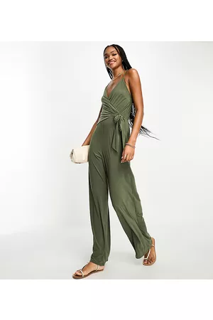 River Island Wrap jumpsuit in