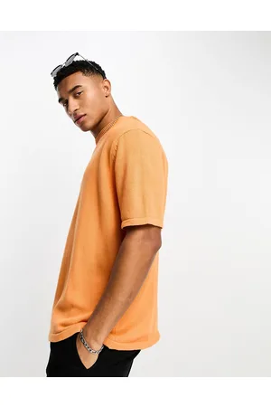 ASOS Midweight knitted cotton t-shirt in