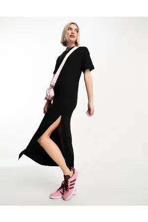 COLLUSION Slinky maxi t-shirt dress in