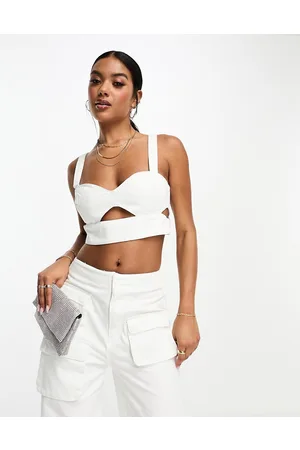 AFRM Lavera co-ord denim corset in