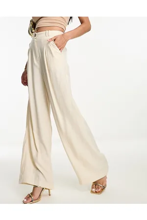 Style Cheat Wide leg trouser in cream