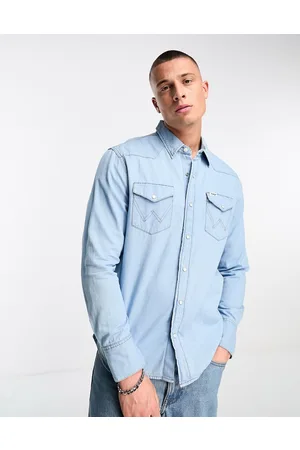 Wrangler Western long sleeve shirt in light