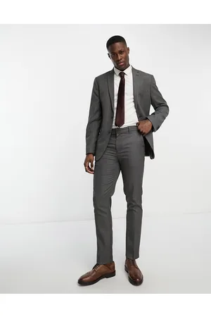 New Look Slim suit trousers in texture - suit 17