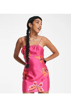 Reclaimed 90s festival cami dress in butterfly print