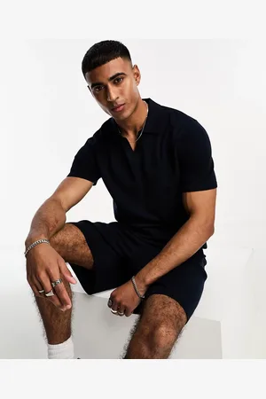SELECTED Knitted polo co-ord in