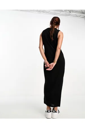 JDY Ribbed midaxi dress in