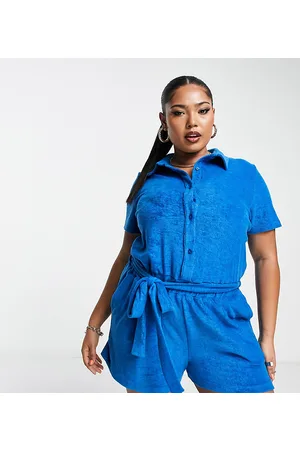 Simply Be Towelling playsuit in