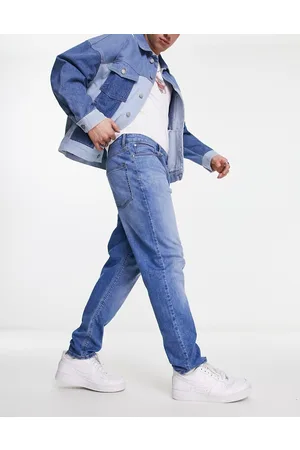 ASOS Stretch tapered jeans in light wash