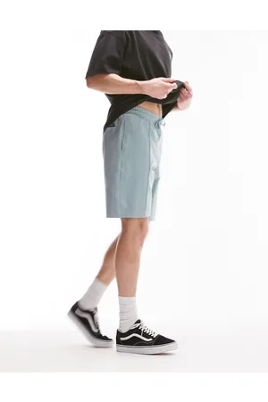 Topman Tapered pintuck short in light