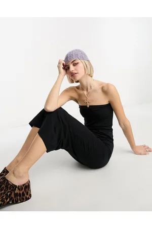 COLLUSION Bandeau maxi dress in