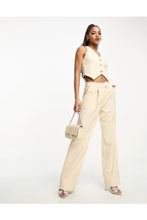 The Frolic Tailored relaxed trouser co-ord in cream
