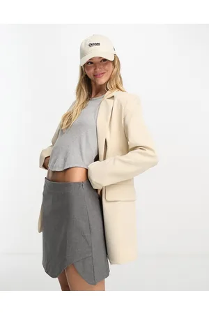 Pull&Bear Oversized blazer in beige