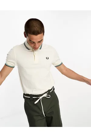 Fred Perry Twin tipped polo shirt in off