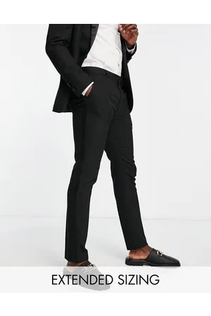 Topman Skinny tux suit trousers in