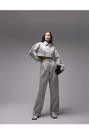Topshop Balloon co-ord jeans in stone