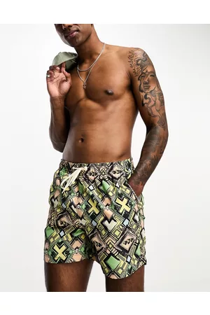 SELECTED Swim short in bold print