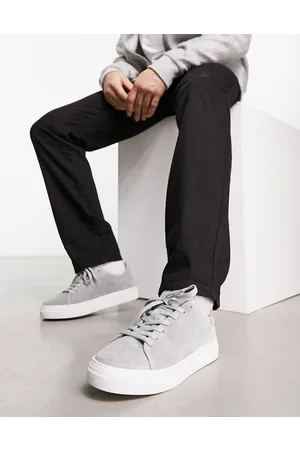 SELECTED Chunky suede trainer in