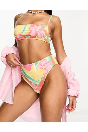 Billabong Chasin Sunbeams high rise bikini bottom in print