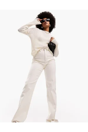 ASOS ASOS DESIGN Tall easy straight jeans in off