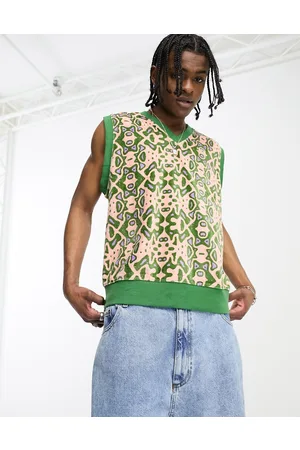 Obey Odesa knitted vest in