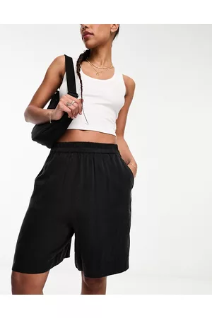 SELECTED Femme relaxed cupro shorts in