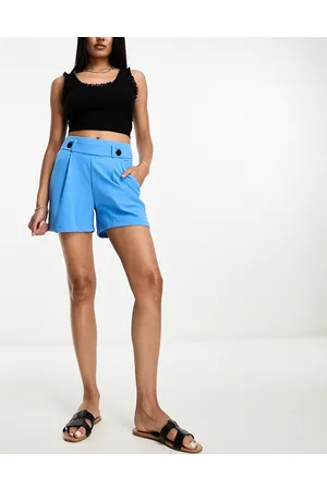 JDY Button detail tailored shorts co-ord in pale