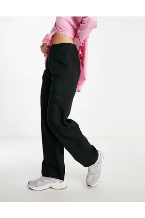 New Look Linen wide leg trouser in