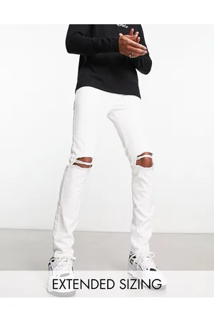 ASOS Skinny jeans with knee rips in
